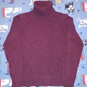 Nine and Co. Heavy burgundy Sweater